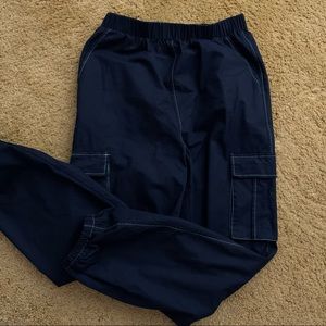 Black Cargo/Track pants